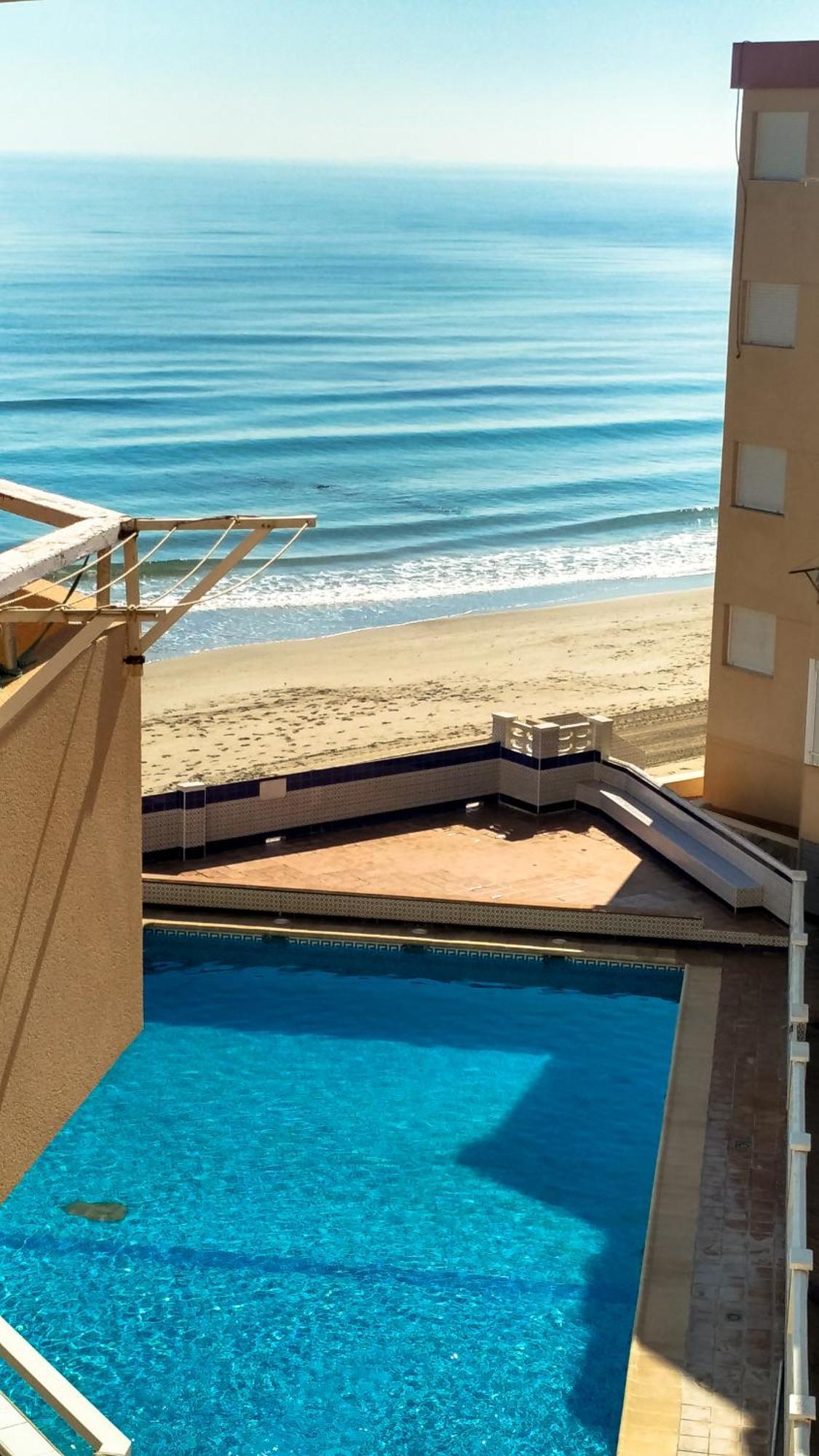 Apartamento Bright Studio With The Seaview And Swimming Pool La Manga del Mar Menor Exterior foto